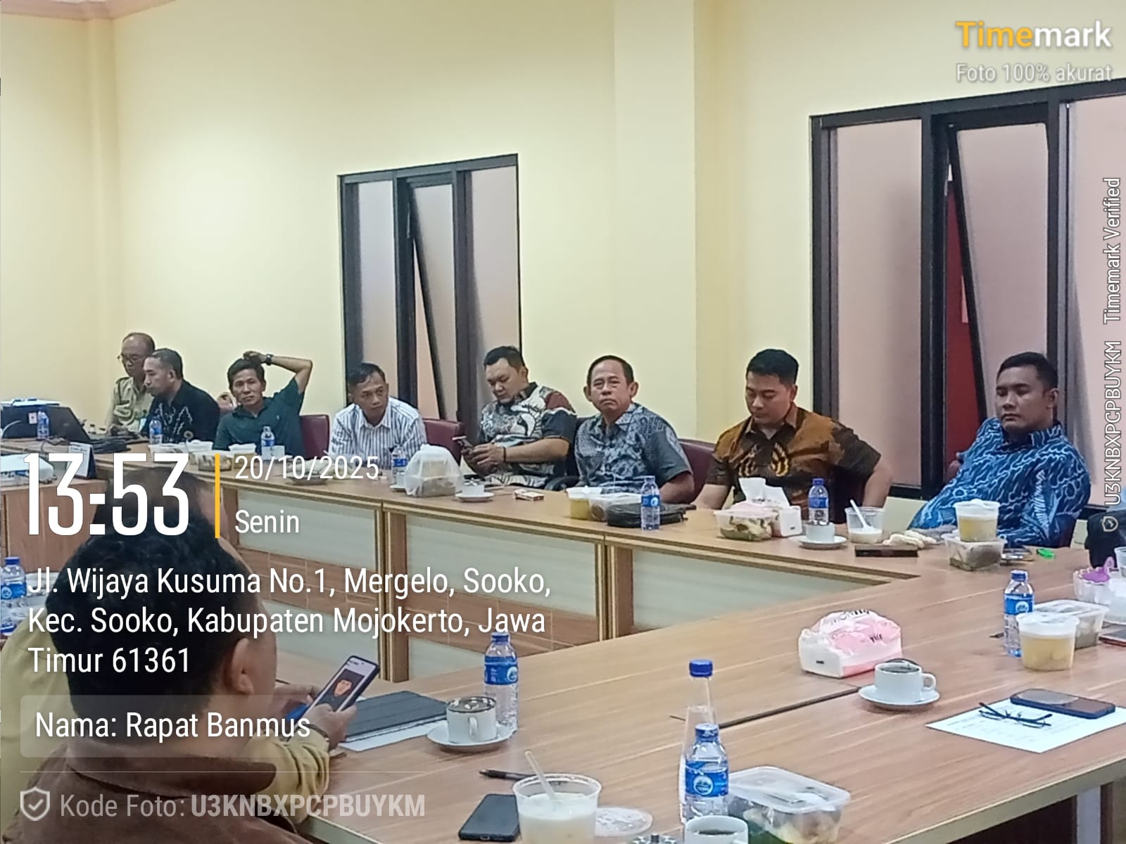 Rapat Badan Musyawarah DPRD Kabupaten Mojokerto, Tanggal 20 Oktober 2025